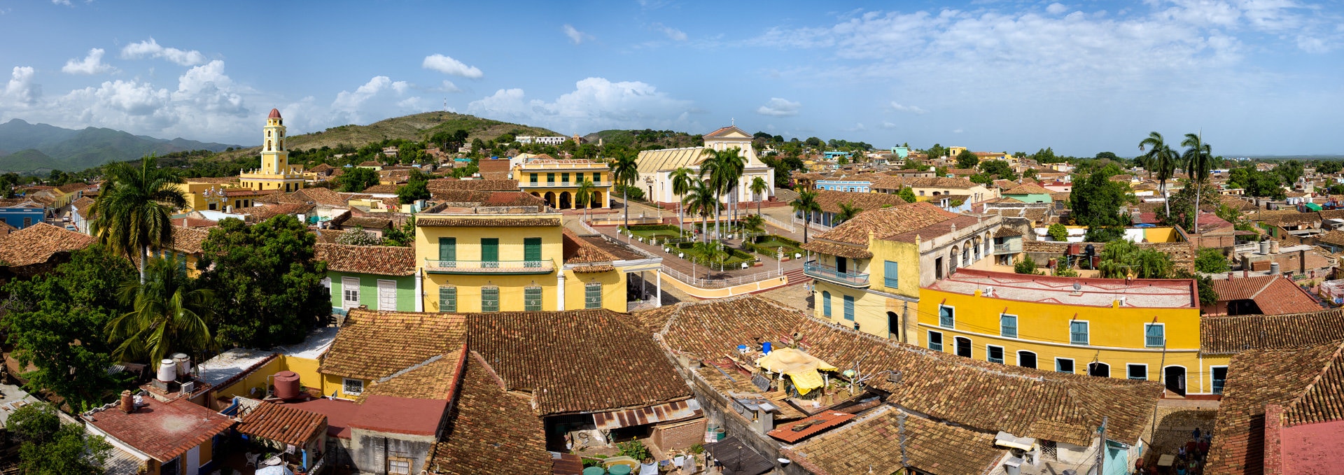 Trinidad cobblestone streets