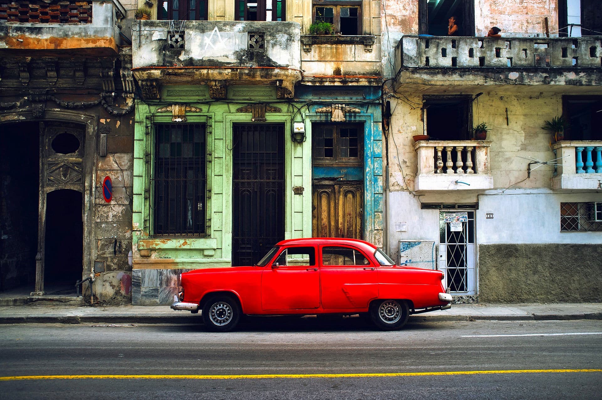 American Car Havana Cuba