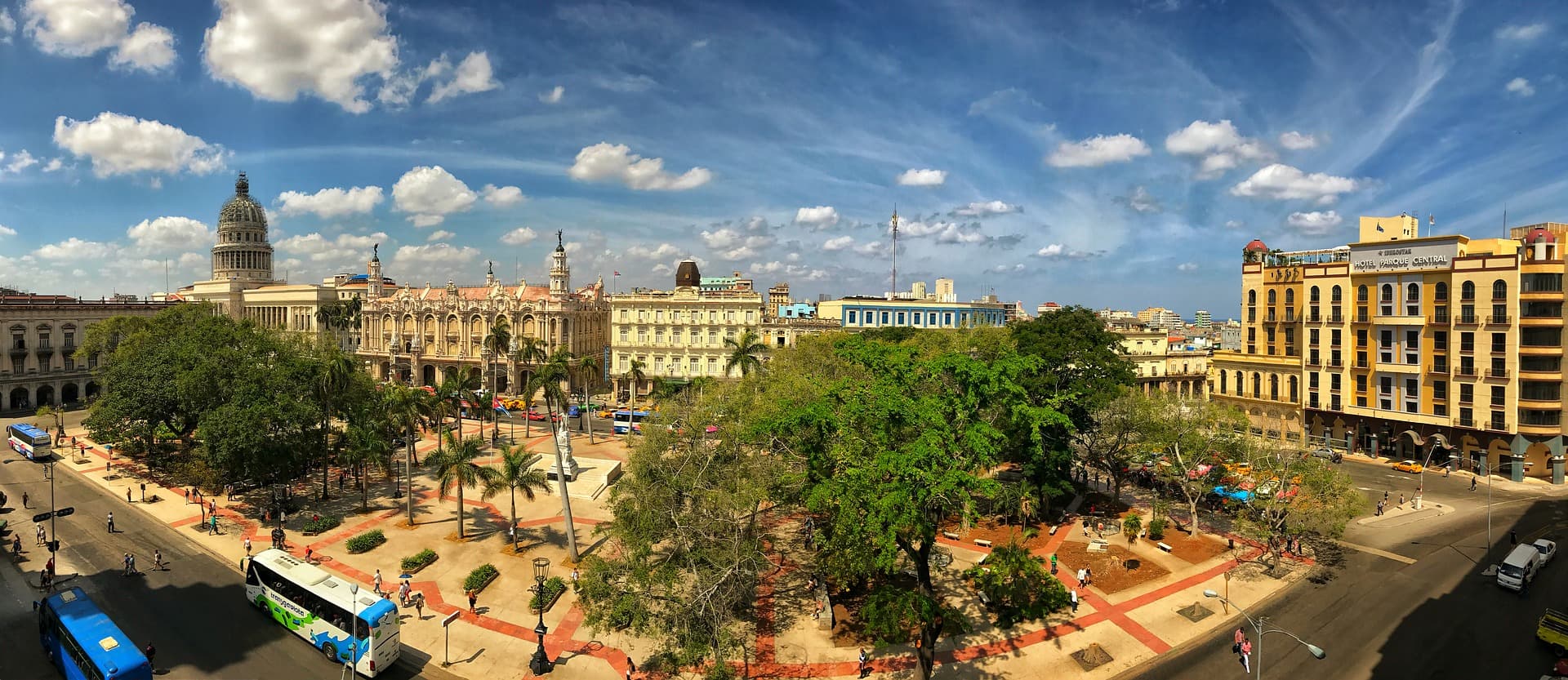 Panoramic view of Havana Cuba