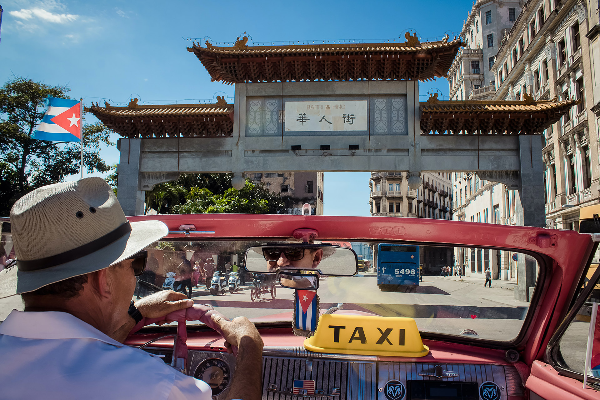 convertible car ride in havana